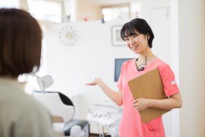 歯科スタッフによる患者導入